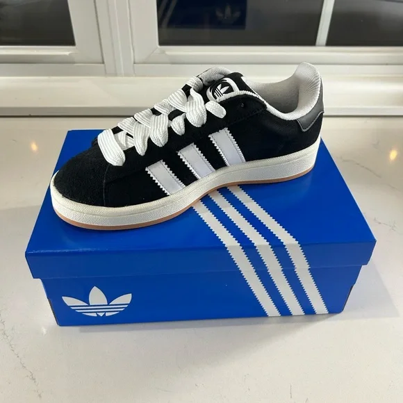 adidas | Shoes | Adidas Womans Campus Blackwhiteoff White | Poshmark